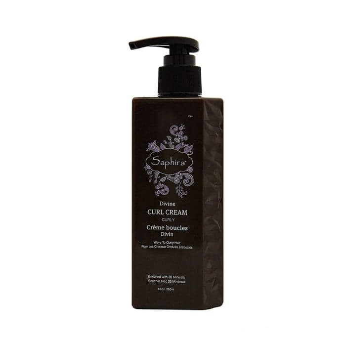 SAPHIRA garbanų formavimo kremas su negyvosios jūros mineralais DIVINE CURL CREAM, 250 ml