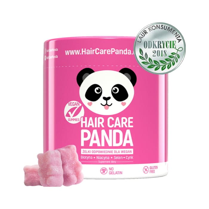 HAIR CARE PANDA guminukai plaukų priežiūrai, 300 g