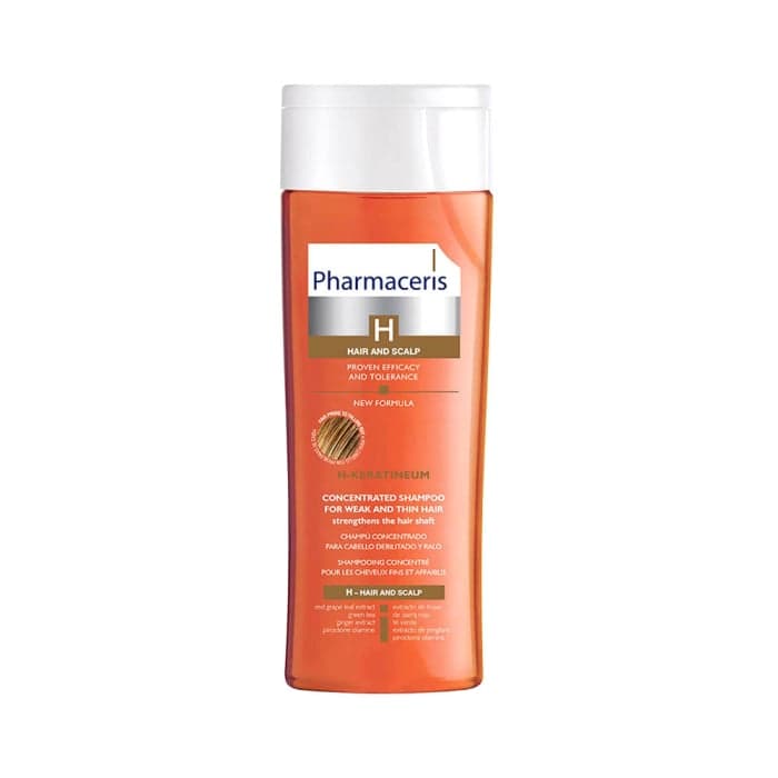 PHARMACERIS H, KERATINEUM stiprinamasis šampūnas, 250 ml
