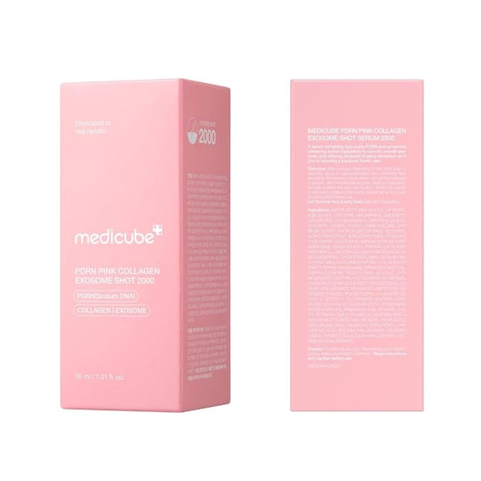 MEDICUBE PDRN PINK COLLAGEN EXOSOME SHOT 2000 veido serumas, 30 ml-2