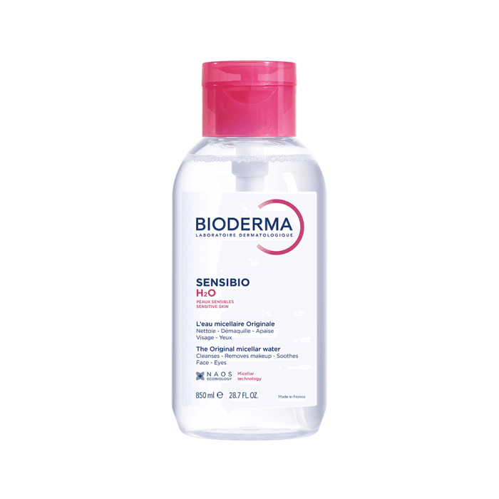 BIODERMA Originalus micelinis valomasis vanduo jautriai odai SENSIBIO H2O, 850 ml