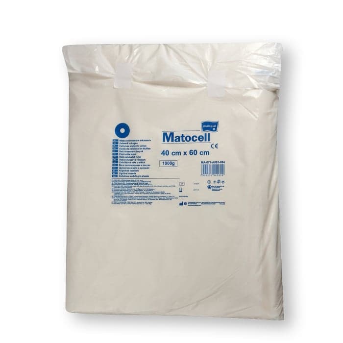 MATOCELL medicininis ligninas lakštais, balta spalva, 40 x 60 cm, 1000 g-1