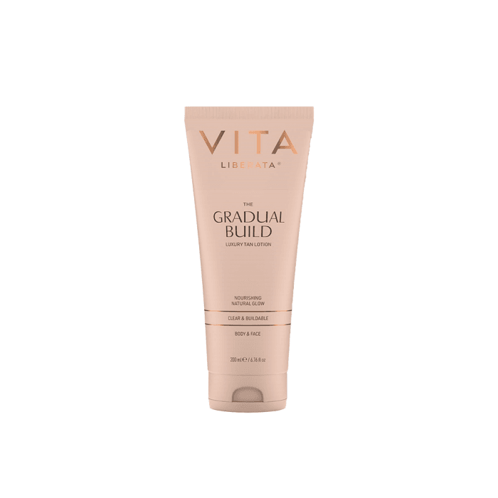 VITA LIBERATA drėkinantis laipsniško įdegio losjonas su marula ir hialuronu GRADUAL, 200 ml