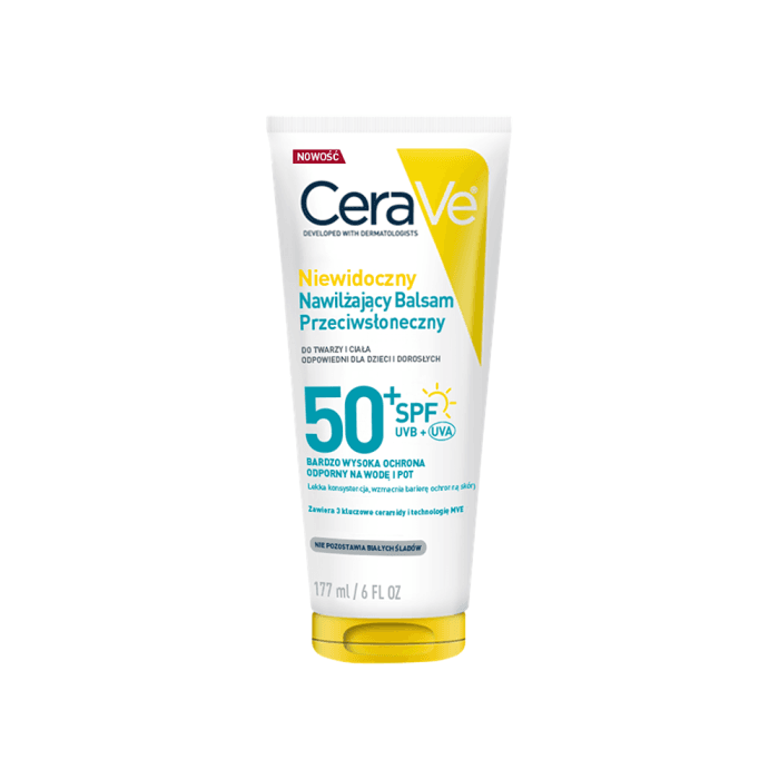 CERAVE drėkinamasis apsauginis kremas nuo saulės SPF50, 177 ml