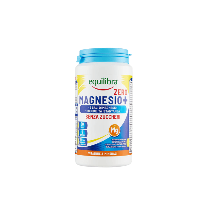 EQUILIBRA 3 magnio druskos MAGNESIO + ZERO, citrusinio skonio, 200 g