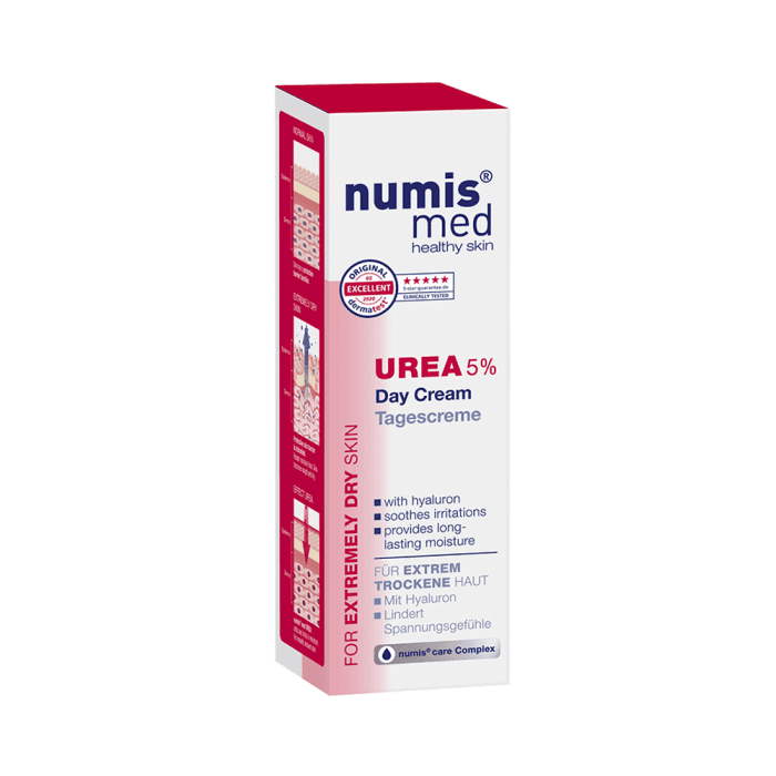 NUMIS MED dieninis kremas UREA, 5% + hialurono rūgštis, 50 ml-1