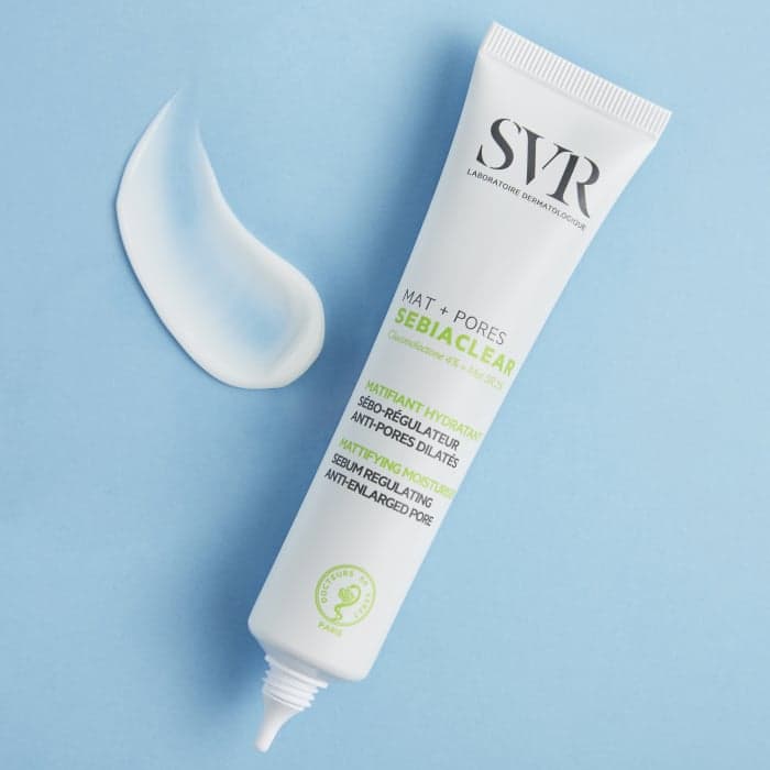 SVR veido kremas itin riebiai, į aknę linkusiai odai SEBIACLEAR MAT+PORES, 40 ml-2