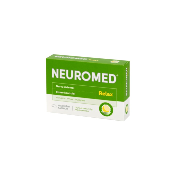 NEUROMED RELAX, nuo 18 m., 15 kapsulių-1
