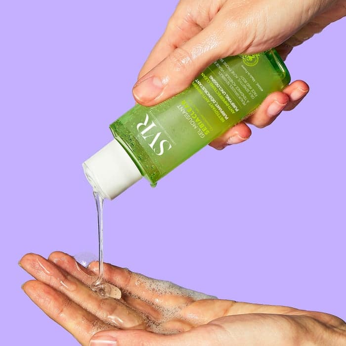 SVR gelinis veido prausiklis probleminei, į aknę linkusiai odai SEBIACLEAR, 100 ml-1