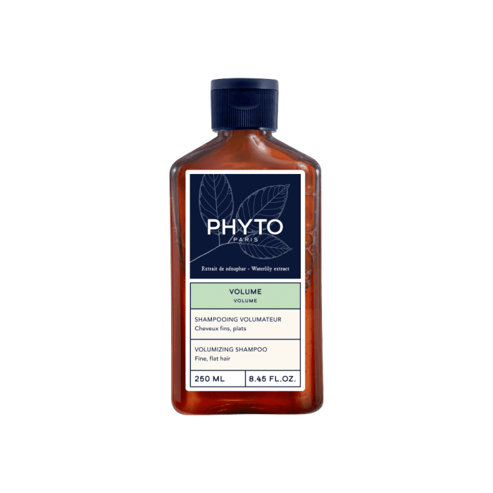 PHYTO apimties suteikiantis šampūnas ploniems, prigludusiems plaukams VOLUME, 250 ml