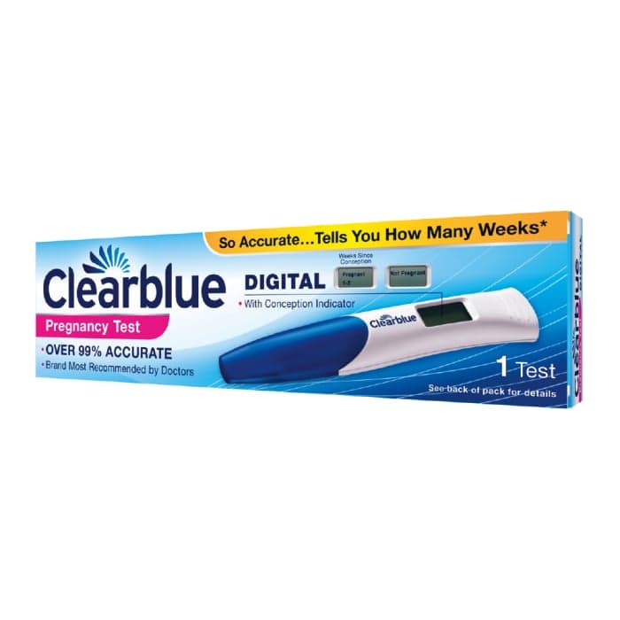 CLEARBLUE skaitmeninis nėštumo testas su savaičių indikatoriumi, 1 vnt.