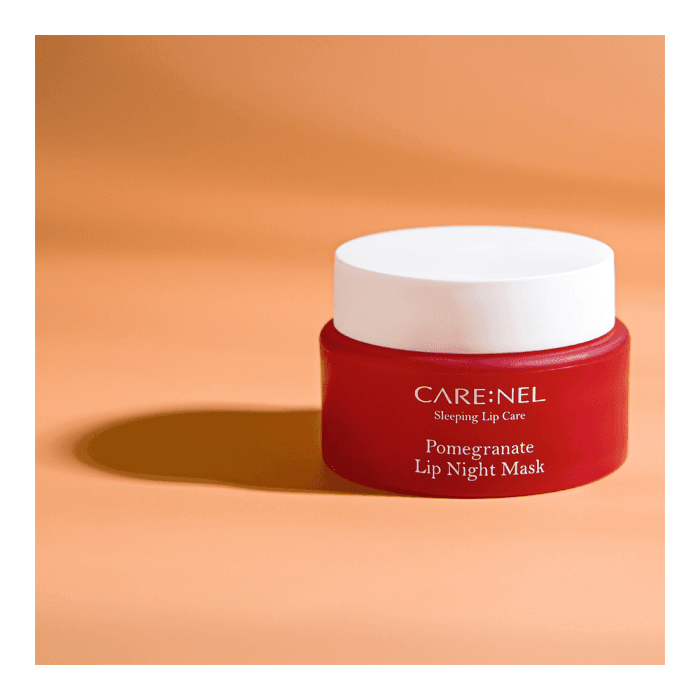CARENEL naktinė lūpų kaukė POMEGRANATE, granatų aromato, 23 g-1