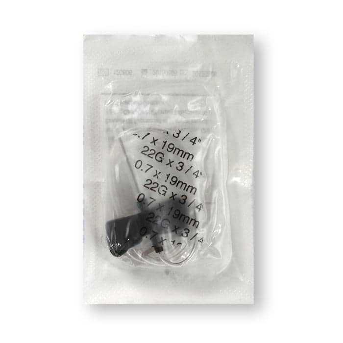 BUTTERFLY vienkartinė drugelio tipo adata 22 G, 1 vnt.-1