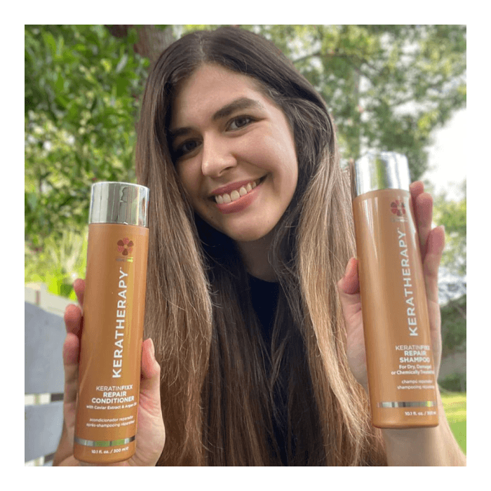 KERATHERAPY intensyvus regeneruojantis šampūnas Keratin Infused Repair, 300 ml-2