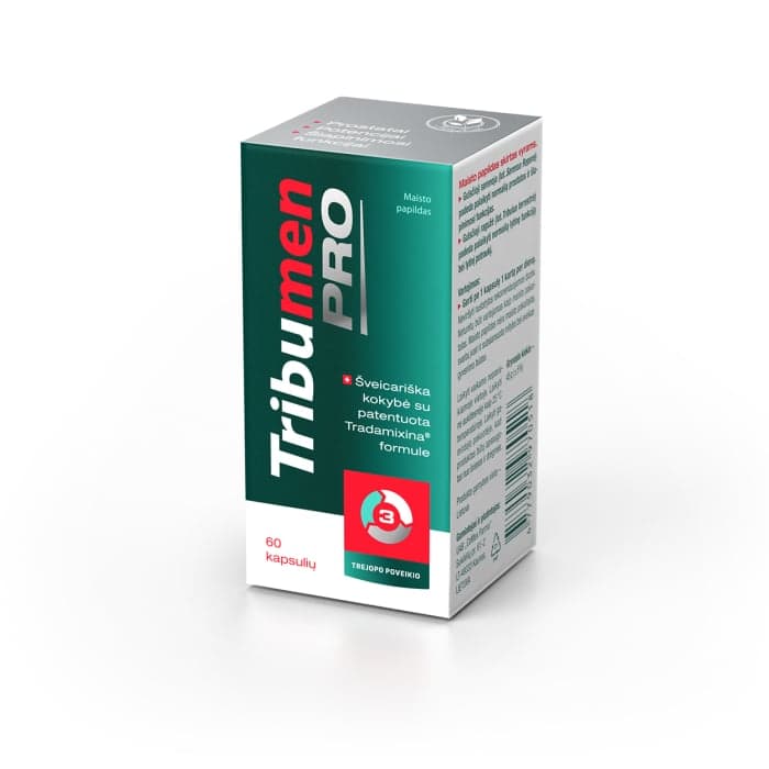 TRIBUMEN PRO, 60 kapsulių