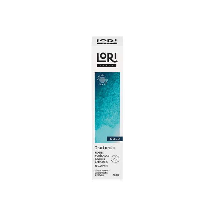 LORIMAR COLD jūros vandens nosies purškalas, nuo 1 mėn., 30 ml