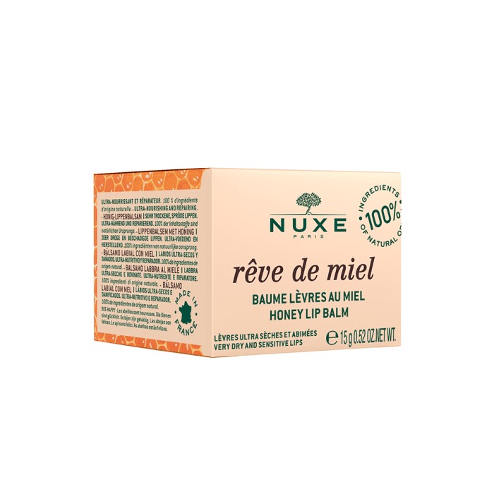 NUXE stipriai veikiantis maitinamasis ir atstatomasis lūpų balzamas RÊVE DE MIEL, 15 g-1
