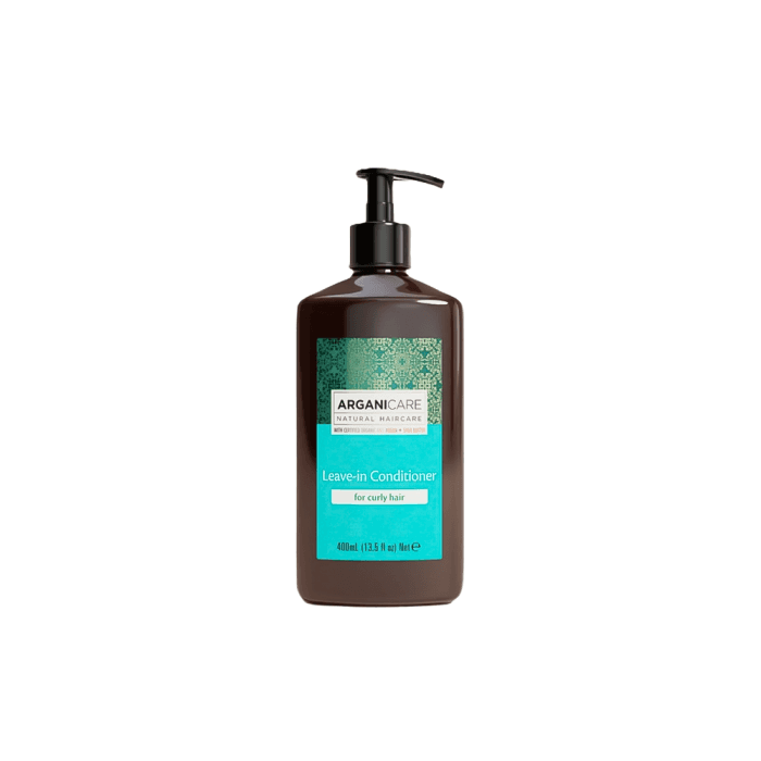 ARGANICARE nenuskalaujamas kondicionierius su argano aliejumi garbanotiems plaukams, 400 ml