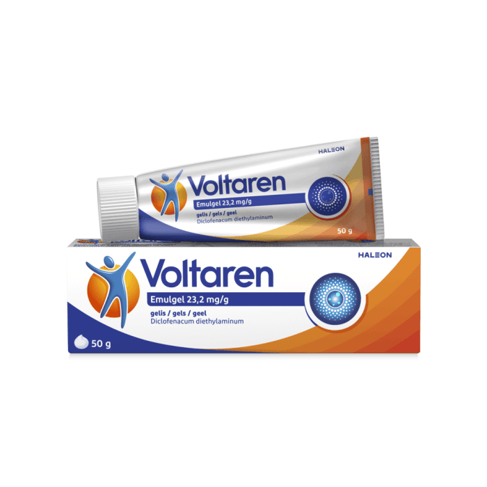 VOLTAREN EMULGEL, 23,2 mg/g, 50 g, Gelis, N1-1