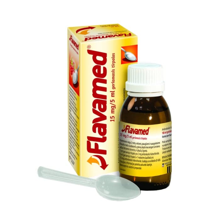 FLAVAMED, 15 mg/5 ml, Geriamasis tirpalas, N1