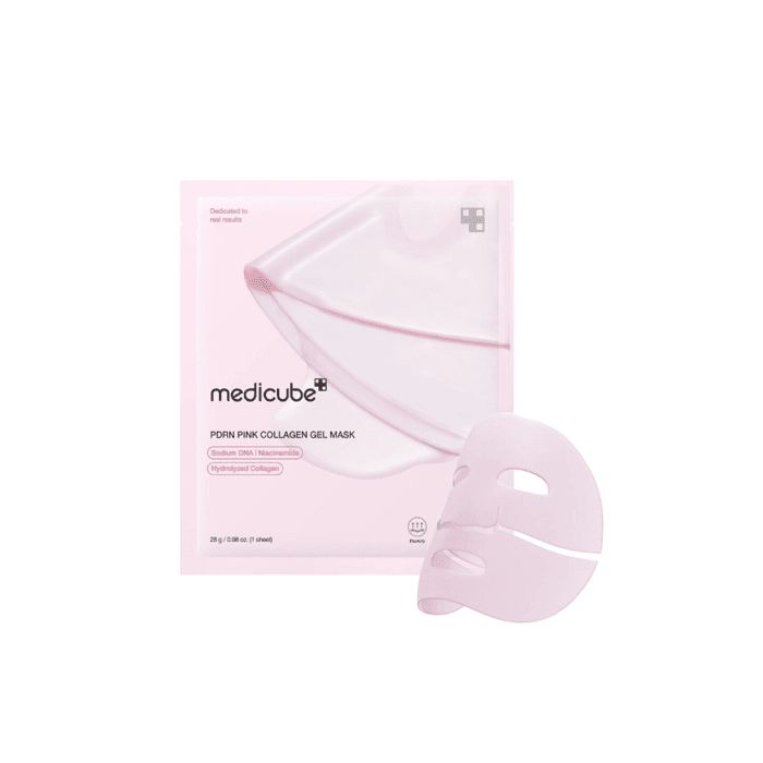 MEDICUBE PDRN PINK COLLAGEN GEL MASK veido kaukė, 1 vnt.
