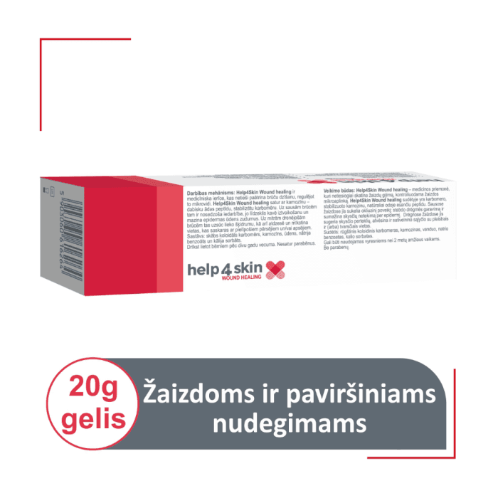 HELP4SKIN gelis WOUND HEALING, nuo 2 m., 20 g-1