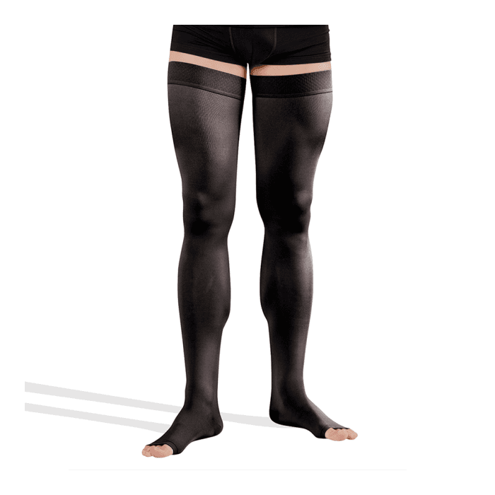 TONUS ELAST medicininės kompresinės kojinės su guma, kūno spalva, 23–32 mm HG, 3 dydis, 1 ūgio,  2 klasė, 1 pora-2