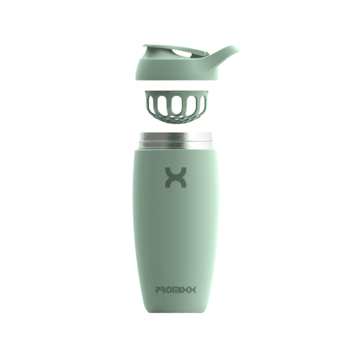 PROMIXX Gertuvė Stainless Steel Shaker Bottle - Seagrass Green 550ml, 1 vnt.-2