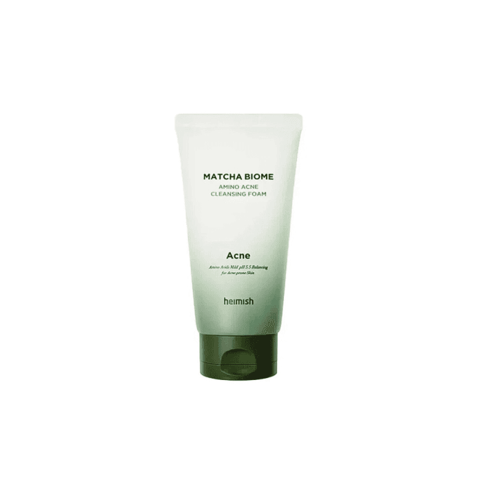 HEIMISH valančios veido putos, Matcha Biome Amino Acne Cleansing Foam, 150 g