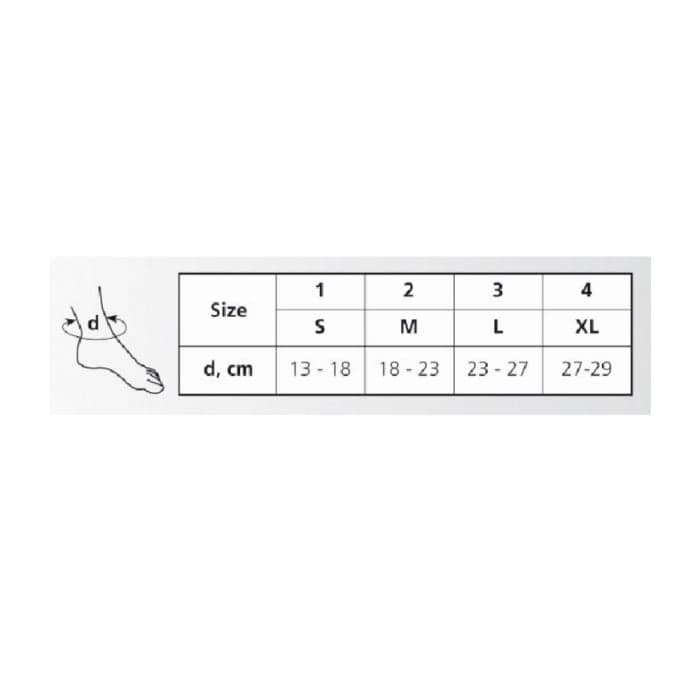 TONUS ELAST medicininis elastinis neopreno tvarstis čiurnos sąnariui sutvirtinti (mod. 0002), Nr. 2, M, 1 vnt.-1