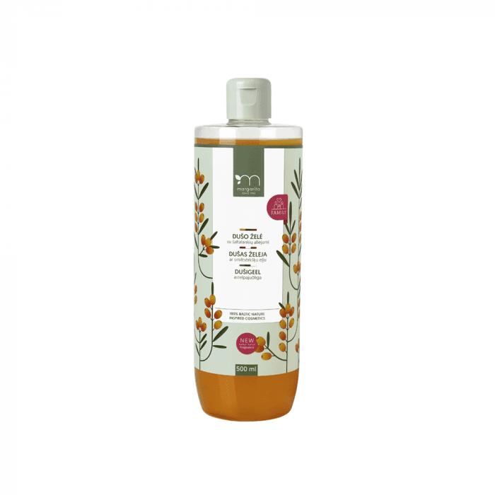 MARGARITA dušo želė su šaltalankiu aliejumi, 500 ml