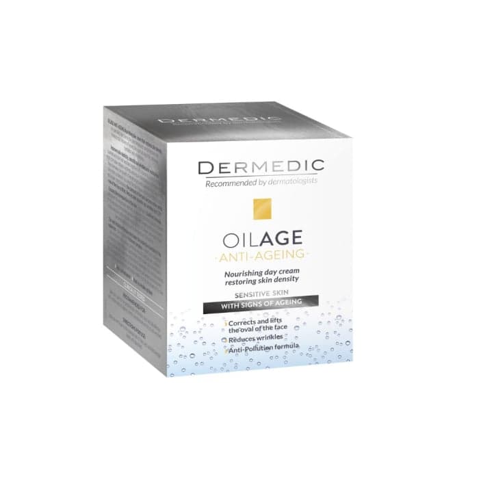 DERMEDIC OILAGE dieninis maitinamasis kremas, atkuriantis odos stangrumą, 50 ml-1