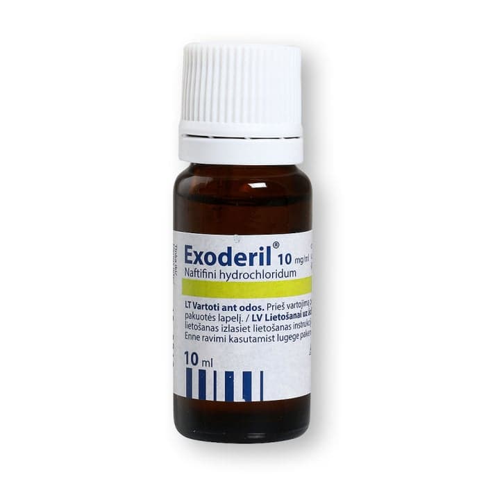 EXODERIL, 10 ml, su lašintuvu, odos tirpalas, N1-1