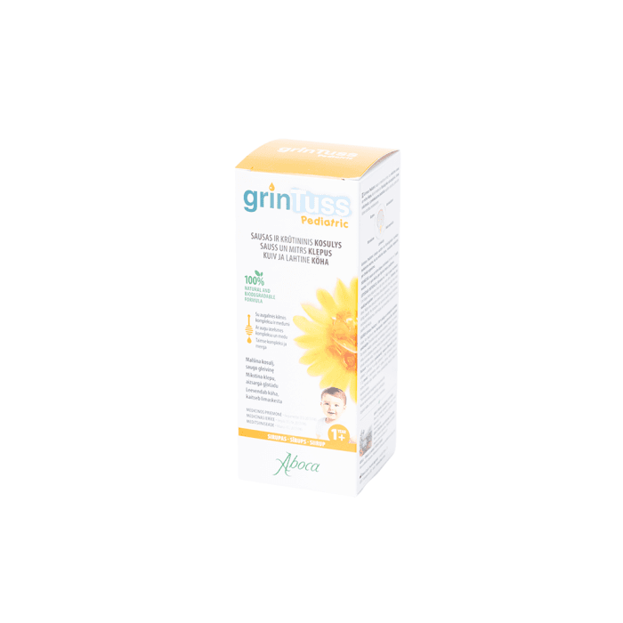 GRINTUSS sirupas PEDIATRIC, 180 g-1