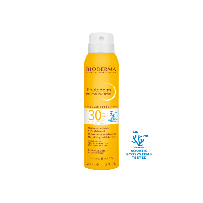 BIODERMA apsauginė veido ir kūno dulksna nuo saulės PHOTODERM BRUME INVISIBLE SPF30, 150 ml-1