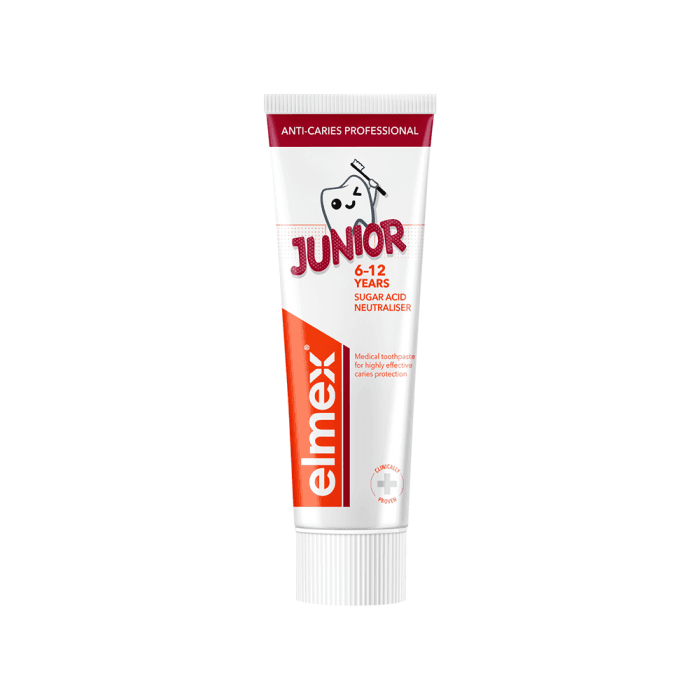 ELMEX dantų pasta vaikams ANTI-CARIES PROFESSIONAL JUNIOR, nuo 6−12 metų, 75 ml-1
