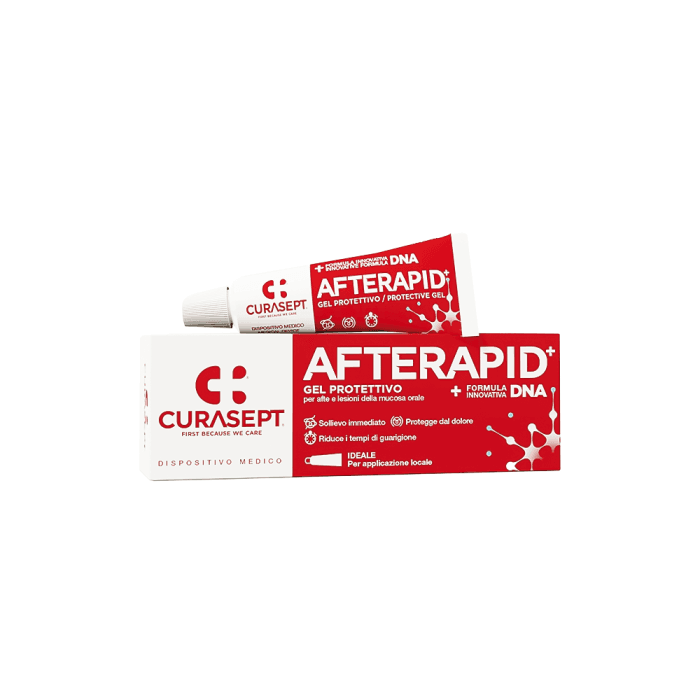 CURASEPT dantenų ir burnos opų gelis AFTERAPID + DNA, 1 ml