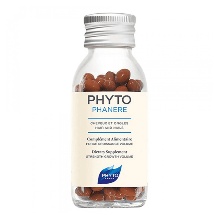 PHYTO maisto papildas plaukų ir nagų priežiūrai PHYTOPHANERE, 120 kapsulių