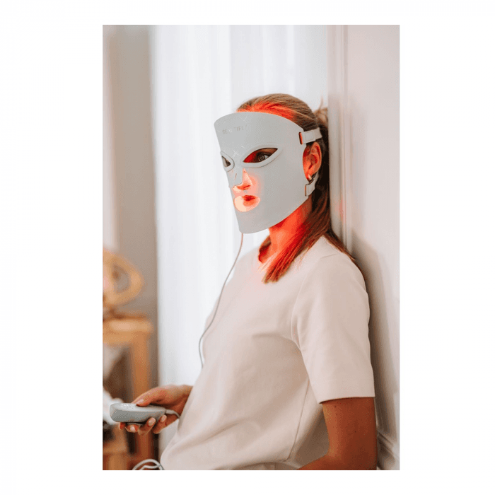 Beautifly AuraSkin Pro LED šviesos terapijos kaukė veidui, 1 vnt.-2
