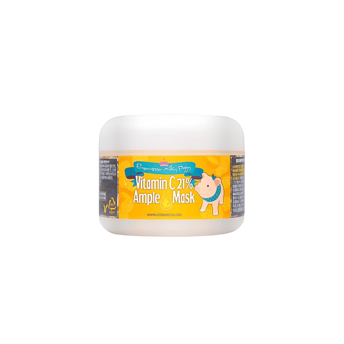 ELIZAVECCA vitamino C veido kaukė, Milky Piggy Vitamin C 21% Ample, 100 ml