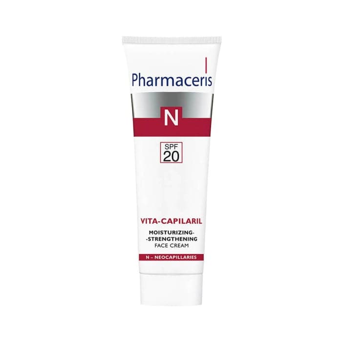 PHARMACERIS N drėkinamasis dieninis kremas VITA CAPILARIL, SPF20, 50 ml