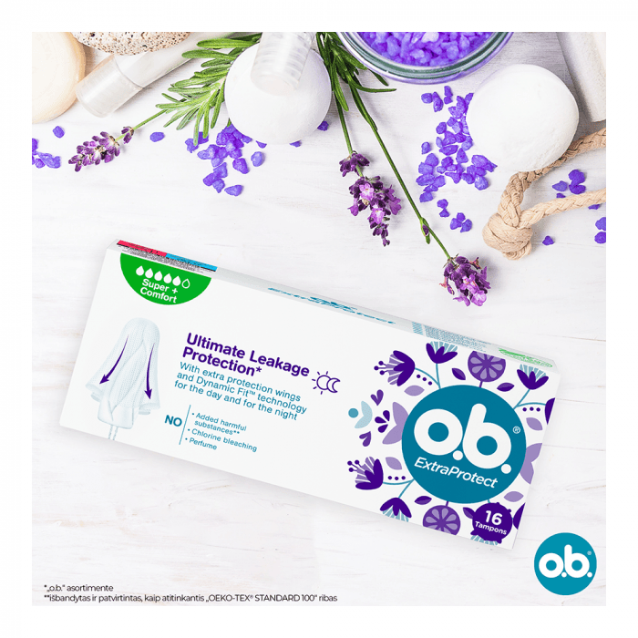 O.B. tamponai PROCOMFORT EXTRA PROTECT SUPER PLUS, 16 vnt.-1