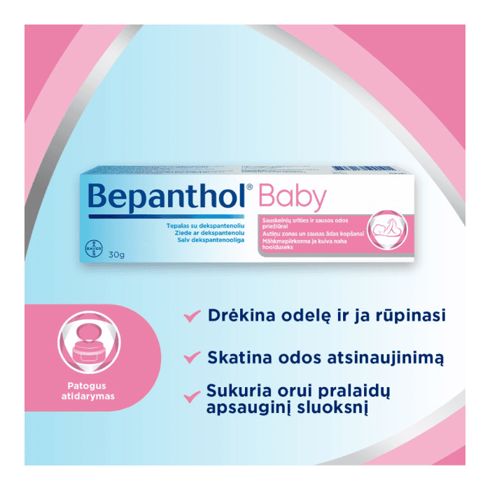 BEPANTHOL BABY tepalas su dekspantenoliu, 30 g-2