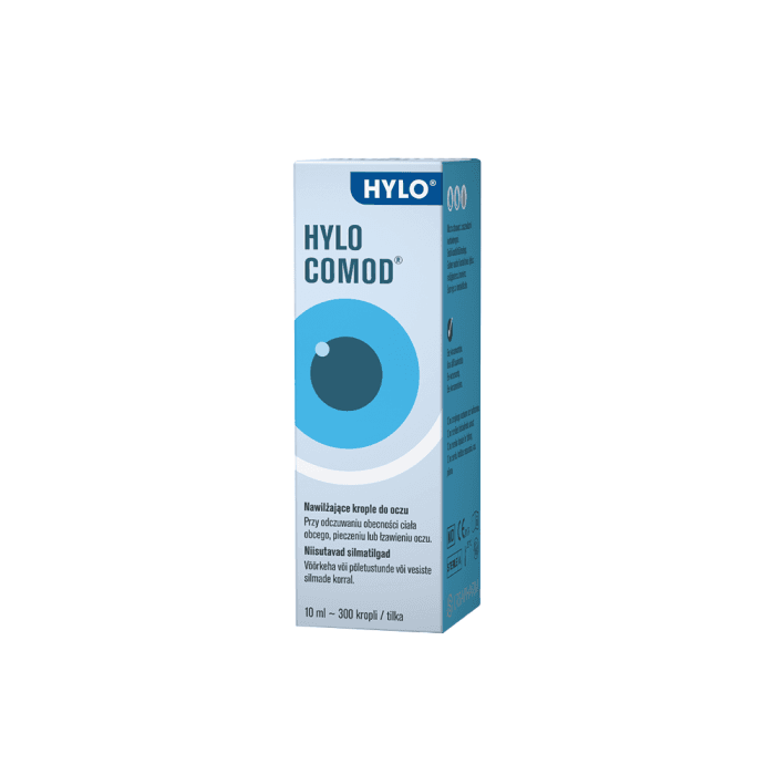 HYLO Comod, akių lašai, 10 ml, 1 buteliukas-2