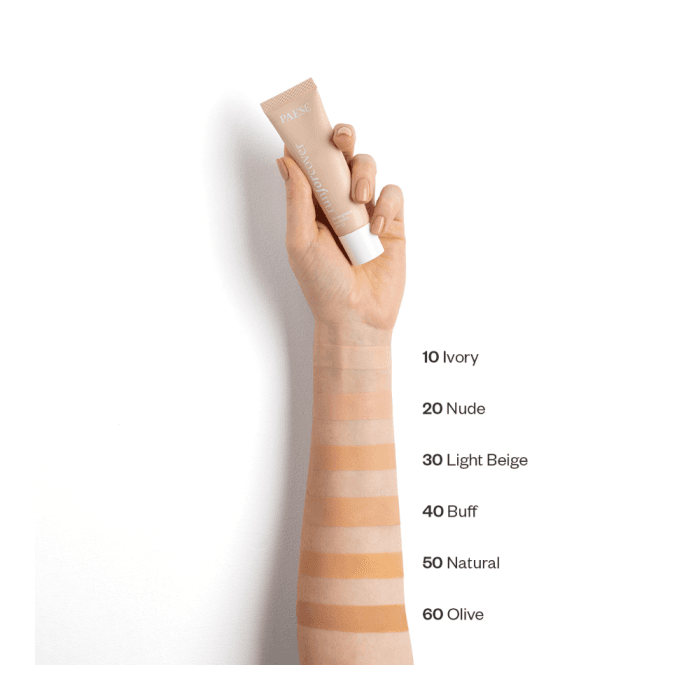 PAESE kreminė pudra RUN FOR COVER, SPF 10, spalva 50, 30 ml-1