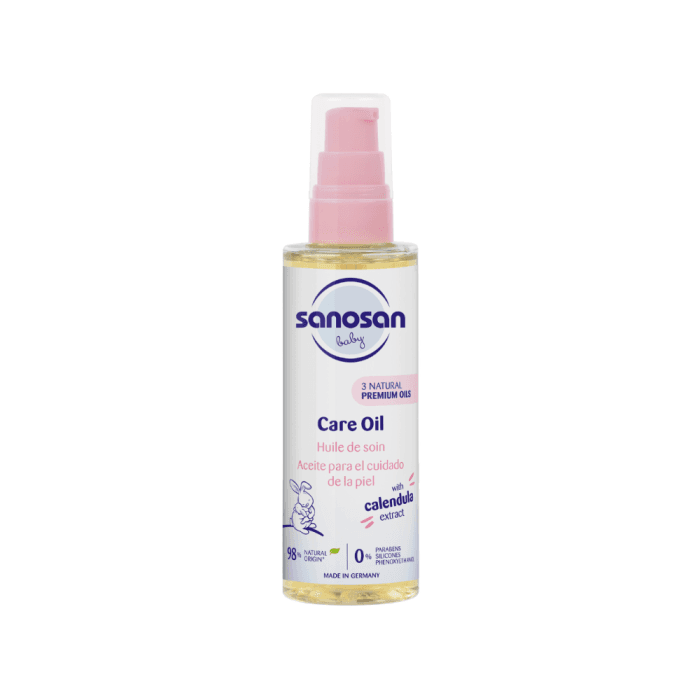 SANOSAN kūno aliejus kūdikiams, 100 ml