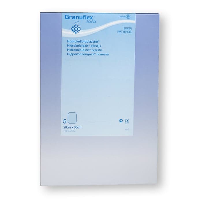 GRANUFLEX hidrokoloidinis tvarstis, 20 x 30 cm, 5 vnt.-1