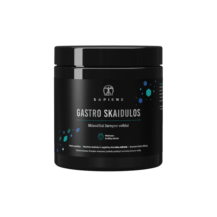 SAPIENS Gastro skaidulos, braškių skonio, 295.8 g