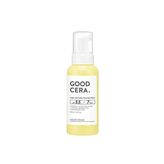 HOLIKA HOLIKA valomosios veido putos GOOD CERA SUPER CERAMIDE FOAMING WASH, 160 ml
