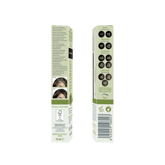 NATURTINT plaukų šaknų maskuoklis (light brown), 10 ml-2